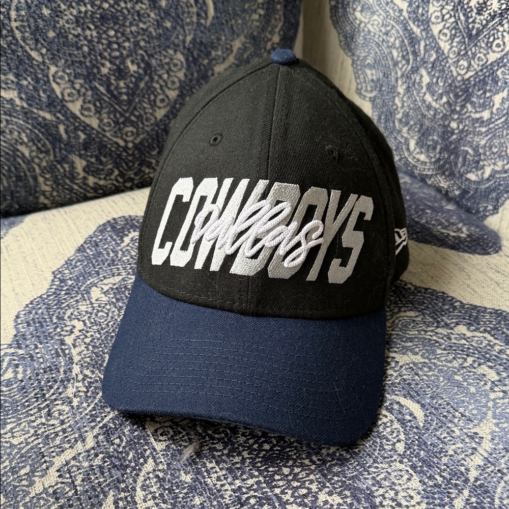 New Era Black and Blue Cowboys Hat